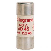Fusible Cartouche Cylindrique Legrand Ad45 22x58 Mm 45a 440v - Bricoman