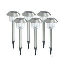 Xanlite - Pack De 6 Balises Solaires Rvb Et Blanc, Ip44 - Pack6so1017 - Bricoman