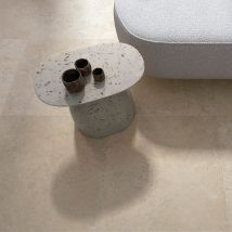 Carrelage Sol Effet Travertin Syros Beige 60x60 Cm - Réflex Boutique - Tecnomat