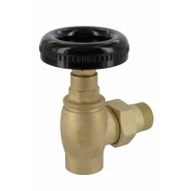 Robinet Manuel Volant Noir Pour Radiateur Fonte - Bricoman