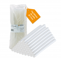 Bâtons De Colle Universels, Transparents Ø11 Mm X 250 Mm, 1 Kg, Env. 40 Pièces, Colle Chaude Pour Pistolets À Colle 11 Mm Steinel - Bricoman