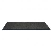 Margelle De Piscine Black Basalt Flammé Brossé 100x33x3 Cm Bord Droit - Bricoman