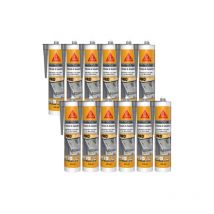 Lot De 12 Mastics Butyl Sika Sikaseal-189 Toiture & Gouttière - Gris - 310ml - Bricoman