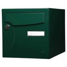 Boîte Aux Lettres Normalisée 1 Porte Extérieur Renz Acier Vert Brillant - Bricoman
