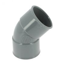 Nicoll Coude 45° Pvc Évacuation Femelle Femelle Ø40 - Bricoman