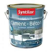 Vernis Ciment Extérieur / Intérieur Ciment Syntilor Incolore Satiné 2.5 L - Bricoman