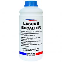 Lasure Escalier - 1 L - Codeve Bois - Chêne - Pour La Protection D'Un Escalier En Chêne, Sapin, Hêtre Ou Frêne. - Bricoman