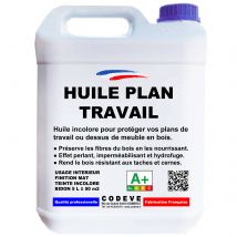 Huile Plan De Travail - 4x5 L - Codeve Bois - Pour L'Entretien D'Un Plan De Travail En Bois Massif, Stratifié Ou Lamellé. - Bricoman