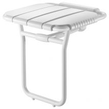 Siège De Douche Alu Relevable Large Avec Pied 430x465x480 - Bricoman
