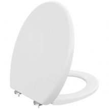 Derw Max Siège De Toilette En Forme De O, Siège De Toilette À Bouton Unique, Double Couche Et Épais, Siège De Toilette En Résine Urée-formaldéhyde - 