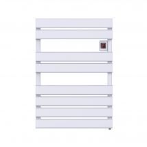 Sèche-serviette Electrique Mural Omiros Plat Sannover 500 W Blanc - Bricoman