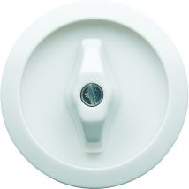 Hager 1930 - Enjoliveurs Et Manette Rotative - Blanc - Hager Wmv780b - Bricoman