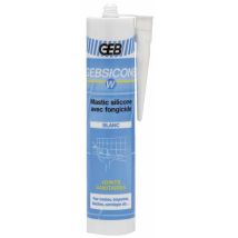 Mastic Silicone Sanitaire Translucide (x 12) - Geb : 893251 - Tecnomat
