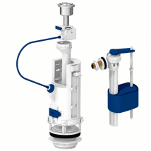 Mécanisme Chasse Wc Poussoir 3/6 L + Robinet Flotteur Bemis - Tecnomat