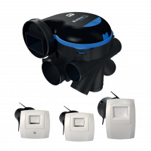 Kit Vmc Simple Flux Hygroréglable - Easyhome Hygro Premium Hp+ - 11033021 Aldes - 11033021 - Bricoman