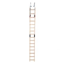 Echelle Plate De Toit En Bois Pour Couvreur Avec Crochet De Toit 4m Hailo Safety Roof - Bricoman