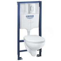 Grohe Nouveau Set Wc Rimless Grohe Bau Ceramic Classic (39418classic) - Bricoman