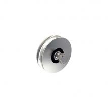 Galet Acier Mantion 20081r12 80 Mm Gorge Ronde 12 Mm Zingué - Bricoman