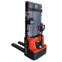 Gerbeur Peseur Électrique Avec Imprimante 1,2t - Batterie Lithium Sans Entretien - Levée 3514mm - Palette Europe - Pse12n3600scimp - Bricoman