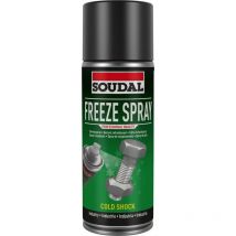 Freeze Spray - Aérosol Dégrippant Et Refroidissant - Soudal - 0,4 L - Aérosol - Bricoman