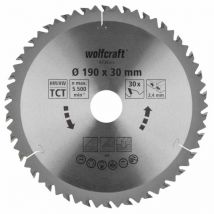 Lame De Scie Circulaire Ct, 30 Dents À ̧190mm 6736000 Wolfcraft - Bricoman