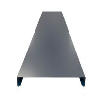 Couvertine 3m En Acier 75/100ème Pour Muret- Gris Anthracite Ral7016 - 265mm - Bricoman