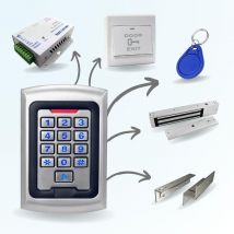 Kit De Contrôle D'Accès Autonome Code Et Badge S5 - Utilisation Extérieure Ip65 - Tecnomat