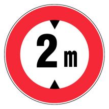 Panneau Hauteur Limitée À 2m - Rigide Ø300mm - 4063362 - Bricoman