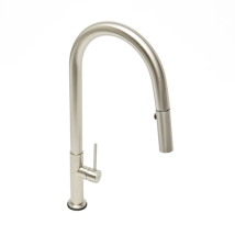 Swiss Aqua Technologies Mitigeur Monocommande Avec Douchette Extractible Et Bras Pivotant, 2 Jets, Aspect Acier Inox - Bricoman