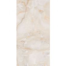 Carrelage Sol / Mur Effet Marbre Beige Sun Onyx L.60 X L.120 Cm Brillant Qua - Bricoman
