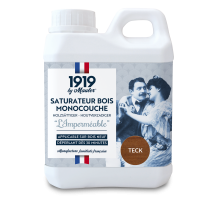 Saturateur Bois Monocouche Déperlant - 5l Mat Teck - Protection Terrasse Uv Et Intempéries - L'Imperméable 1919 By Mauler - Tecnomat