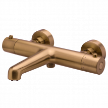 Luisa Mitigeur Bain-douche Thermostatique Cuivre Brossé - Bricoman