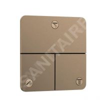 Hansgrohe Showerselect Comfort - Inverseur Encastré, 3 Sorties, Bronze Brossé 15587140 - Bricoman