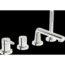 Hansa Hansadesigno Style Mitigeur De Bain, 4 Trous, Saillie 190mm, 53122063 - Bricoman