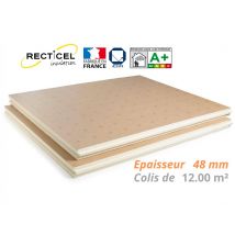 Dalle Isolante Polyurethane Eurosol - 48 Mm - R 2.20 - Colis 12.00 M² - Bricoman
