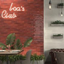 Carrelage Mur Grès Cérame Brillant Ultragloss Effect Zellige Agadir Lava 7x28cm - Bricoman