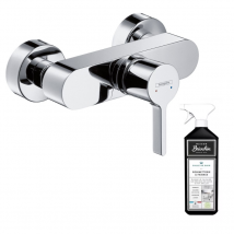 Mitigeur Douche Mécanique Hansgrohe Metris S Chromé + Nettoyant Briochin - Bricoman
