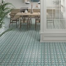 Carrelage Sol Effet Carreaux De Ciment Montaigne St-etienne 20x20 Cm - Reflex Boutique - Bricoman