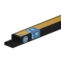 Goulotte De Câbles Goulottes Électriques Autocollante 15x10 2m Anthracite Edo - Bricoman