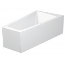 Duravit Paiova Baignoire Encastrée, Angle À Droite, Habillage Acrylique Moulé, 1700x1000mm, Blanc, 700265000000000 - Bricoman
