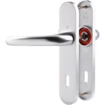 Poignée De Porte Intérieure - Tokyo - Hoppe Et Cie - Gris Argent - Clé L - 165 Mm - Tecnomat