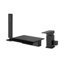 Mitigeur Cascade Baignoire Noir - Bergame - Bricoman