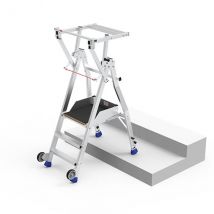 Escabeau Pirl 3 Marches - Hauteur Max. De Travail 2.75m - Pirl3-rso - Bricoman