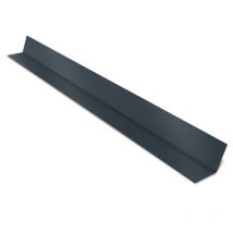 Faîtière Plate Contre Mur Acier Laqué | 2100 Mm Longueur Gris Anthracite | Ral 7016 - Bricoman