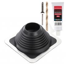 Kit Sortie De Toiture Plaque Go Epdm Pour Conduit Ø121-254 Scell-it - Bricoman