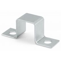 Boite De 50 - Patte De Fixation Pour Profilés Type "c" - Zinguée 27 / 18 X 81 - Boite De 50 - Bricoman