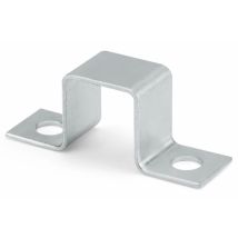 Boite De 50 - Patte De Fixation Pour Profilés Type "c" - Zinguée 27 / 18 X 81 - Boite De 50 - Bricoman