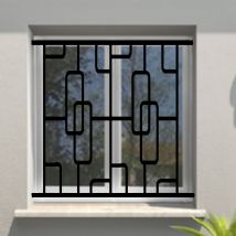 Grille De Defense Structural Pour Fenetre H= 95 Cm X L= 120 Cm (côte Tableau) - Bricoman