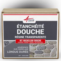 Résine Étanchéité Douche - Étanchéité Sur Carrelage - Kit Complet Arcaclear - 2 M² - Arcane Industries - Bricoman