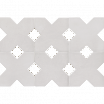 Carrelage Sol / Mur Forme Croix 12x12 Cm Kasbah Base Smoke - Bricoman